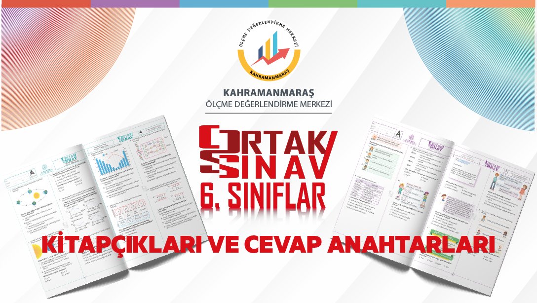 6. Sınıflar Fen Bilimleri ve Sosyal Bilgiler Dersi İl Geneli Ortak Sınav Soruları ve Cevap Anahtarları